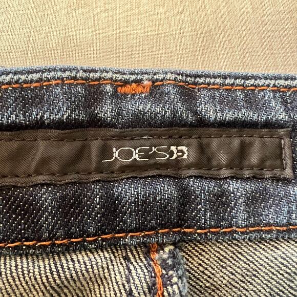 Joe's (27) (30x33) Long Socialite Bootcut Weston Blue Dark Wash Low Rise Jeans - Picture 8 of 10